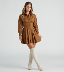 Fall Ritual Poplin Shirt Dress