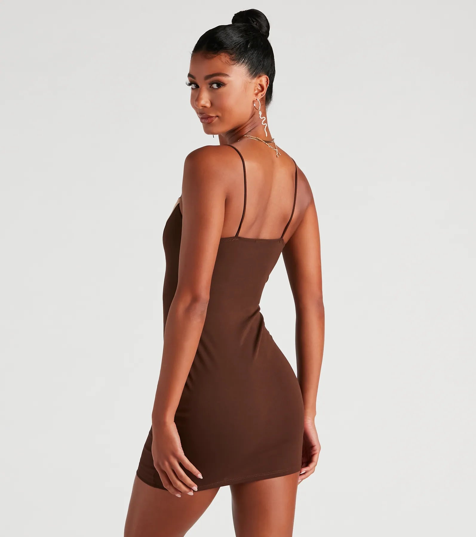 Falling For Color Block Crepe Dress