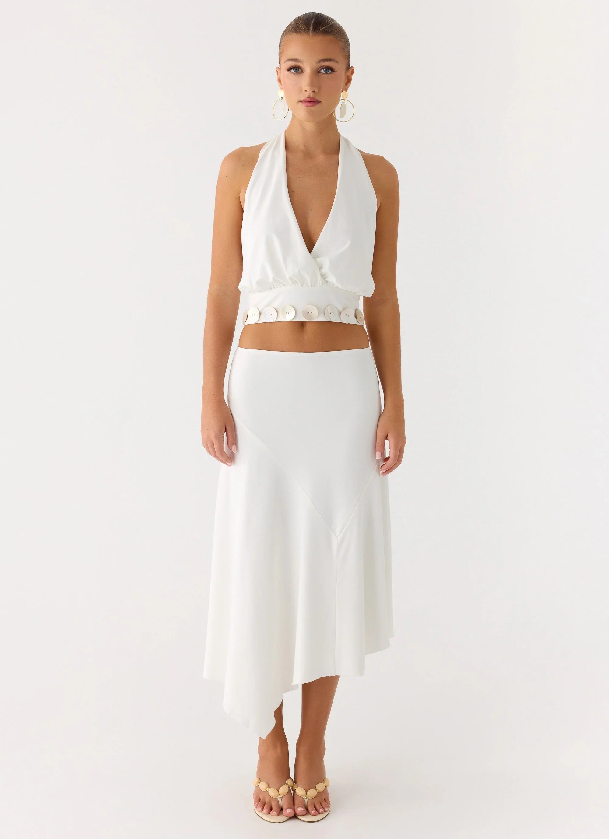 Ignite It Button Top - White