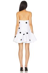 Strapless Flare Mini Dress